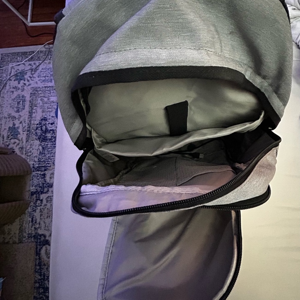 Gray Laptop Backpack - Picture 4 of 4